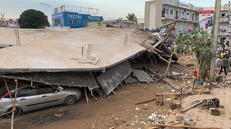 At least 1 dead, many feared trapped, after story building collapses in Nigeria ￼