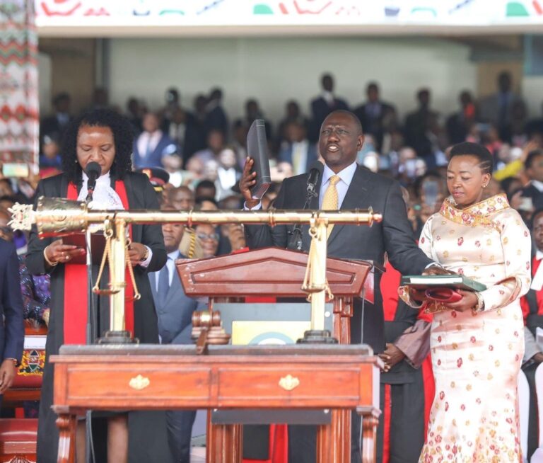 William Ruto sworn in as president of Kenya